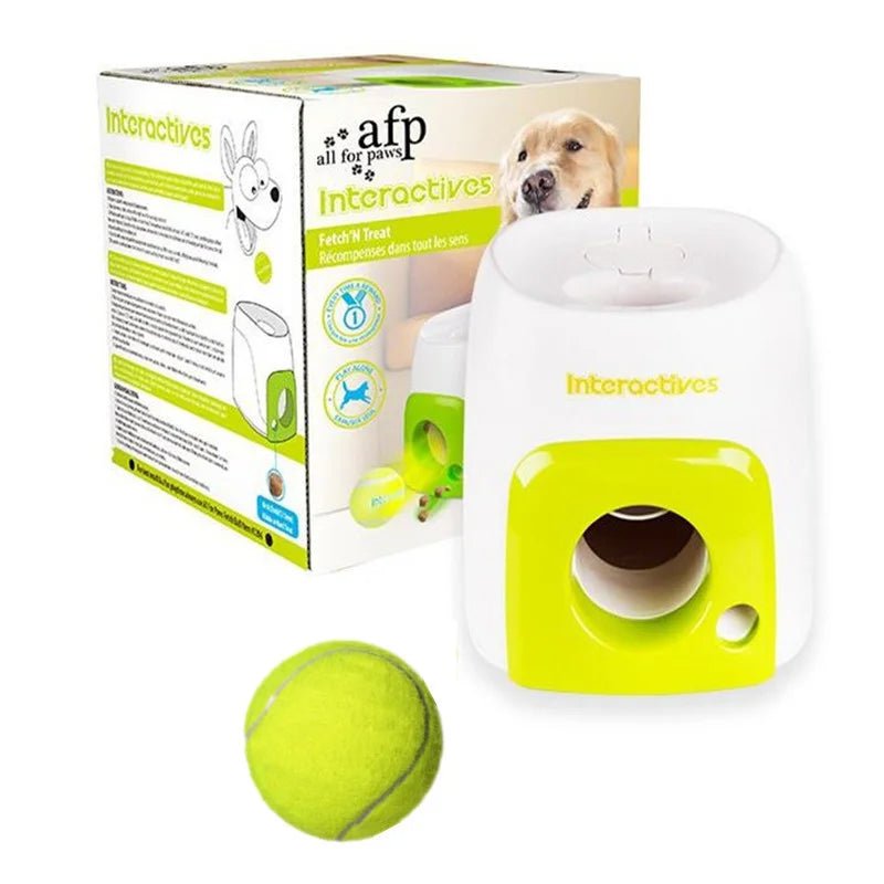 Automatic Tennis Ball Launcher for Dogs - Intelligent Pet Toy - Pawdorable.store