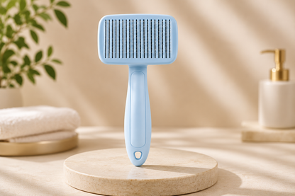 9-In-1 Pet Grooming Kit, Self-Cleaning Slicker Brush, Deshedding Rake, Lint Remover, Nail Clipper & More, Complete Cats & Dog Care Set.