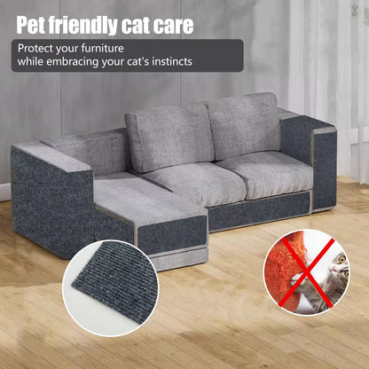 Scratch Resistant Furniture Protector Pad for Cat and Pet, Trimmable Carpet Mat - Pawdorable.store