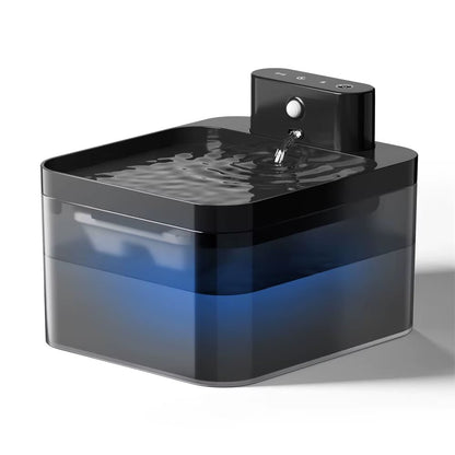 AquaFlow – 2.2L Wireless Charging Cat Water Fountain - Pawdorable.store