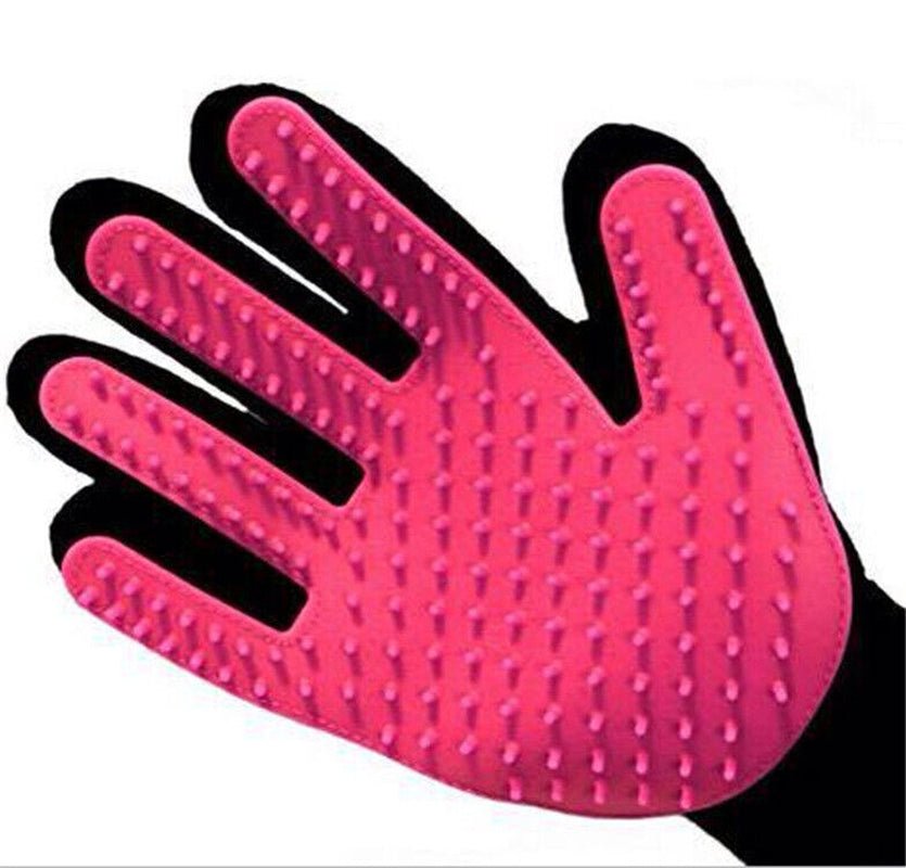 Pet Grooming Deshedding Glove – Fur Remover Mitt for Dogs & Cats (Left or Right Hand) - Pawdorable.store