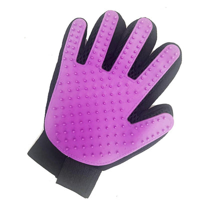 Pet Grooming Deshedding Glove – Fur Remover Mitt for Dogs & Cats (Left or Right Hand) - Pawdorable.store
