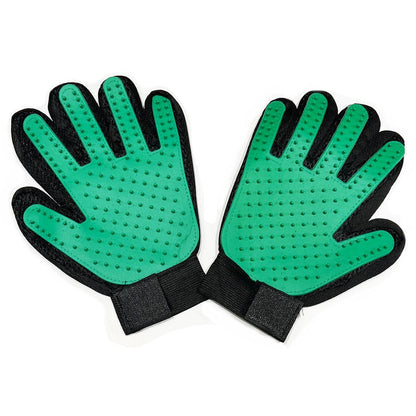 Pet Grooming Deshedding Glove – Fur Remover Mitt for Dogs & Cats (Left or Right Hand) - Pawdorable.store