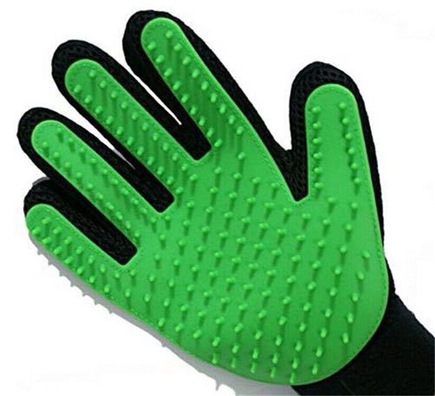 Pet Grooming Deshedding Glove – Fur Remover Mitt for Dogs & Cats (Left or Right Hand) - Pawdorable.store