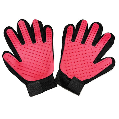 Pet Grooming Deshedding Glove – Fur Remover Mitt for Dogs & Cats (Left or Right Hand) - Pawdorable.store