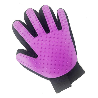 Pet Grooming Deshedding Glove – Fur Remover Mitt for Dogs & Cats (Left or Right Hand) - Pawdorable.store
