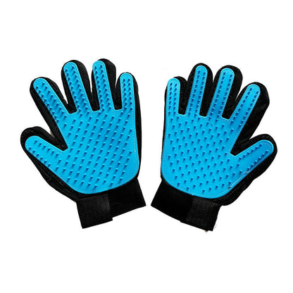 Pet Grooming Deshedding Glove – Fur Remover Mitt for Dogs & Cats (Left or Right Hand) - Pawdorable.store