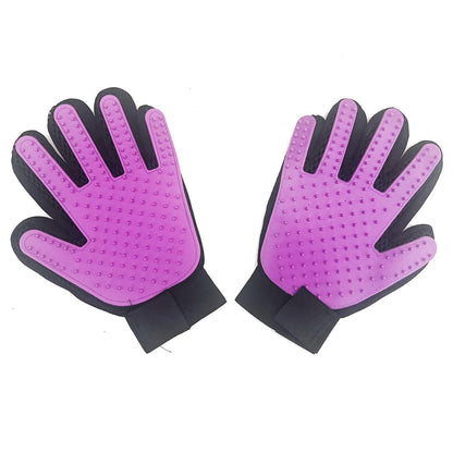 Pet Grooming Deshedding Glove – Fur Remover Mitt for Dogs & Cats (Left or Right Hand) - Pawdorable.store