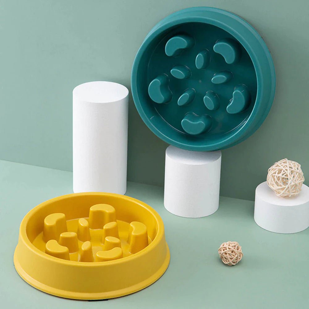 Pet Slow Feeder Bowl – Choke - Proof Non - Slip Bowl for Small Dogs & Cats - Pawdorable.store