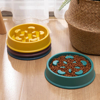 Pet Slow Feeder Bowl – Choke - Proof Non - Slip Bowl for Small Dogs & Cats - Pawdorable.store