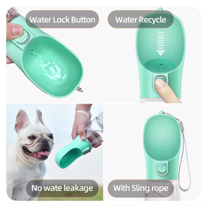Portable Dog Water Bottle – Leakproof Walking Bottle for Dogs & Cats - Pawdorable.store