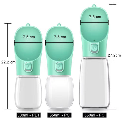 Portable Dog Water Bottle – Leakproof Walking Bottle for Dogs & Cats - Pawdorable.store