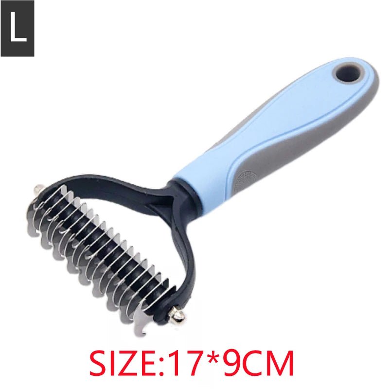 Professional De - Shedding Brush & Comb for Dogs & Cats – Grooming Shedding Tool - Pawdorable.store