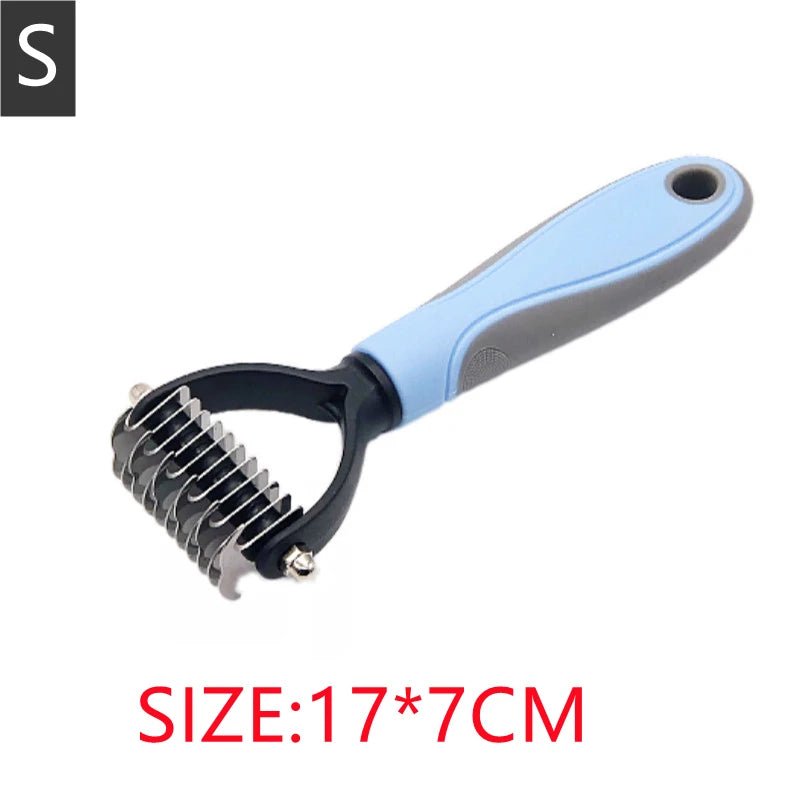 Professional De - Shedding Brush & Comb for Dogs & Cats – Grooming Shedding Tool - Pawdorable.store
