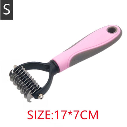 Professional De - Shedding Brush & Comb for Dogs & Cats – Grooming Shedding Tool - Pawdorable.store