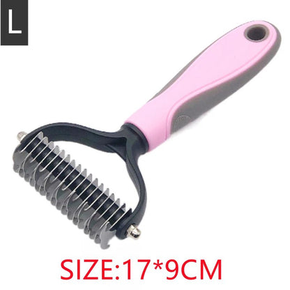 Professional De - Shedding Brush & Comb for Dogs & Cats – Grooming Shedding Tool - Pawdorable.store