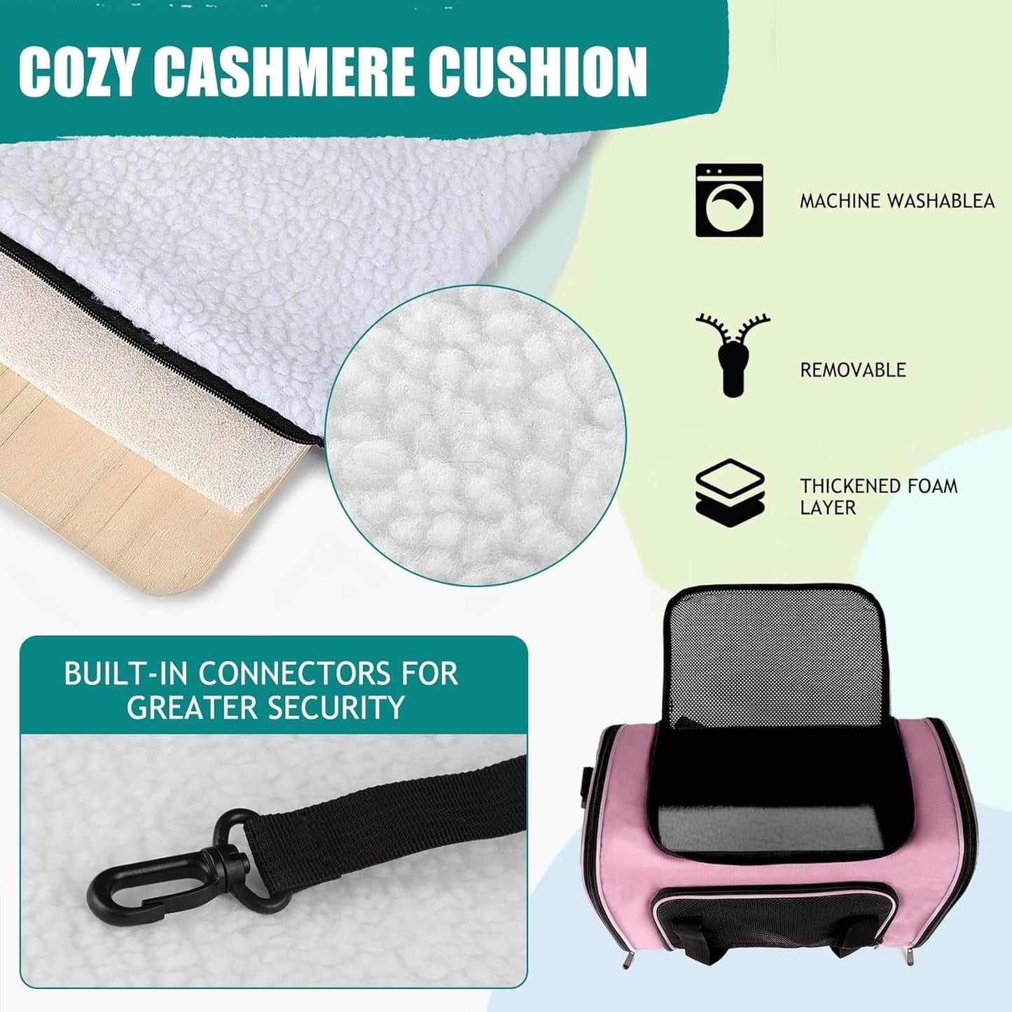 Soft - Sided Pet Travel Carrier for Cats & Dogs up to 25lbs – Foldable & Portable - Pawdorable.store