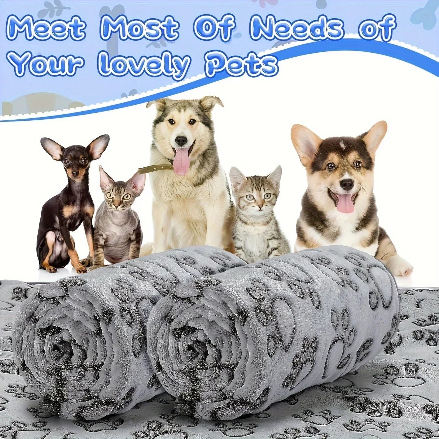 VelvetWarm – Soft Fleece Pet Blanket - Pawdorable.store